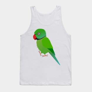 Cute Indian ringneck parakeet Tank Top